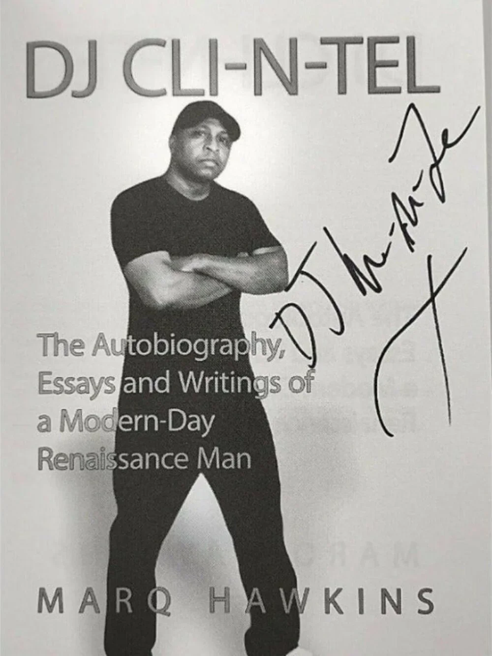 DJ Cli-N-Tel Signed Autobiography Paperback Book World Class Wreckin Cru